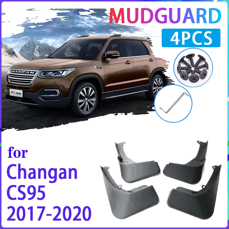 

Car Mud Flaps for Changan CS95 CS 95 2017~2020 2018 2019 Mudguard Splash Guard Fender Mudflaps Auto Accessories