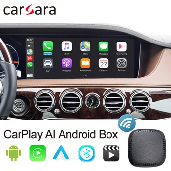 Type-C 무선 CarPlay AI 모듈 안드로이드 9 박스 미러 링크 장치 GPS 네비게이션 키트 공장 OEM 유선 자동차 재생 인터페이스 