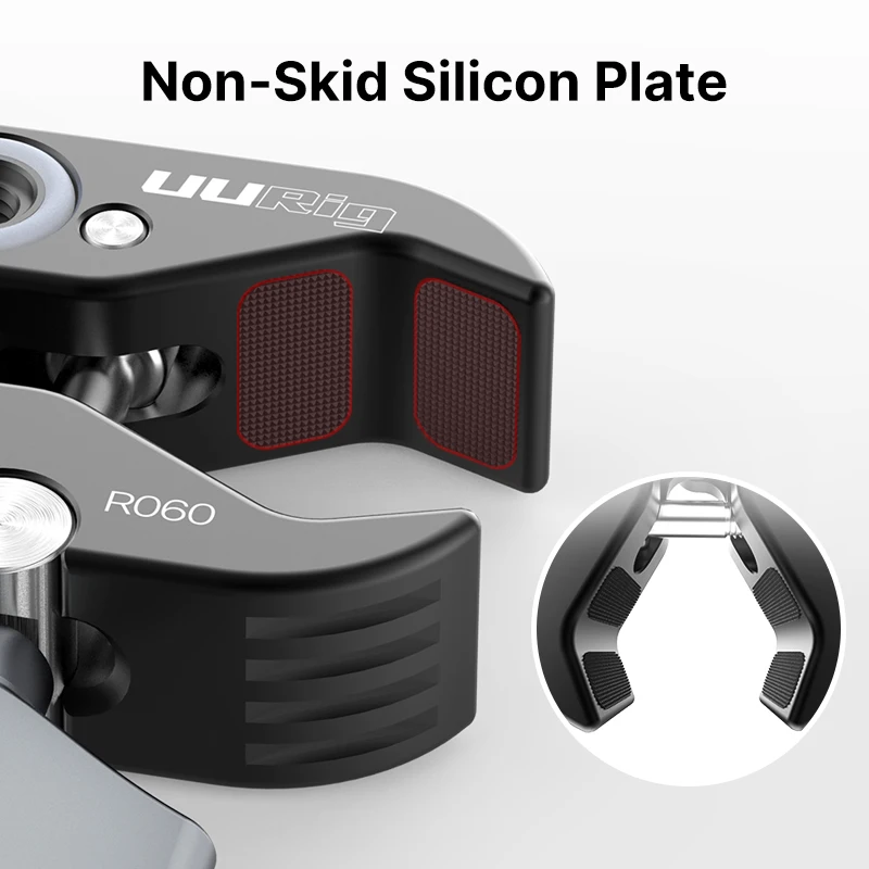 Ulanzi UURig R060 Pea Pods Super Clamp Crab Zangen Clip für DSLR Rig Kameras Gimbal Magie Arm Regenschirme Kreuz Bars