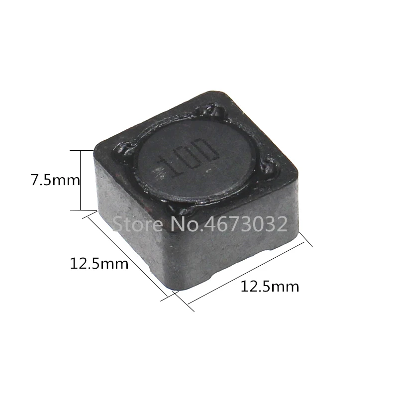 10PCS 12*12*7mm Power Inductance CD127R Shielded inductor SMD power inductor 4.7UH 6.8UH 10UH 15UH 22UH 33UH 47UH 68UH 100UH