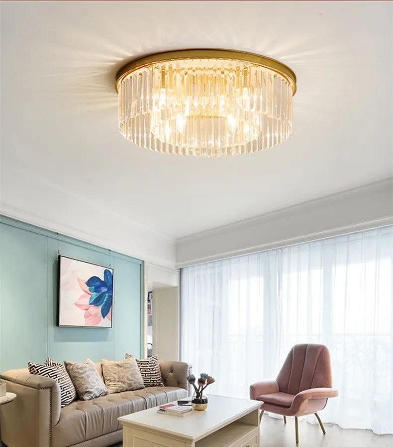American Retro E14 Pendant Light Painted Metal LED Lamp K9