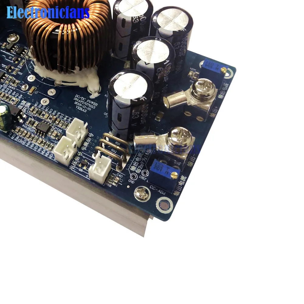 DC20V-70V 30A 800W High Power DC-DC Buck Converter Adjustable Step Down Power Supply Constant Voltage Constant Current Regulator