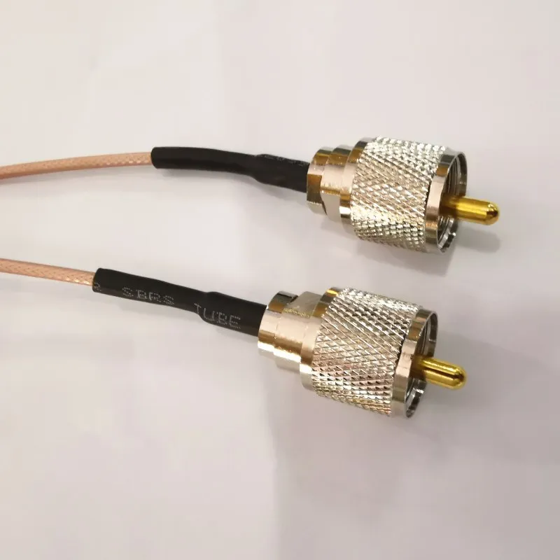 1Pcs Long UHF Male PL259 to UHF PL-259 Male RG316 RF Coax Pigtail Cable for Car Mobile Radio Antenna 1m 2m 3m 5m 8m 10m 15m 20m