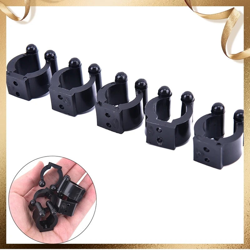 5Pcs/Set Plastic Club Clip Fishing Rod Pole Storage Rack Tip Clamps Holder Without Screws Fishing Rod Rack Fishing Tackle