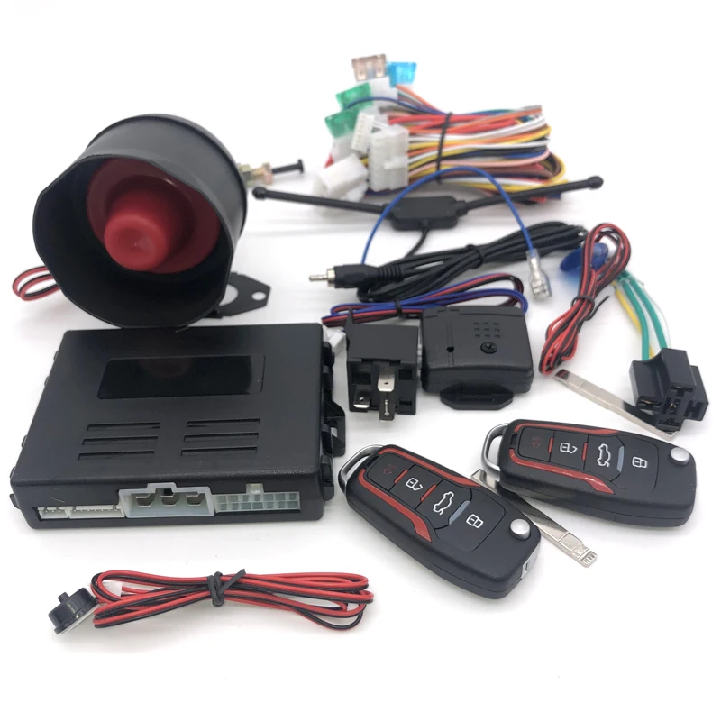 

12V car one-way anti-theft alarm remote control remote start preheating refrigeration security system