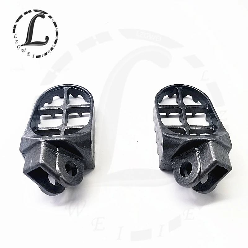 Motorcycle Footpegs Footrests For Kawasaki KLX400 KLX 400 Suzuki DRZ400 DRZ RM125 RM250 RM 125 250 Steel Foot Pegs Rest Pedals