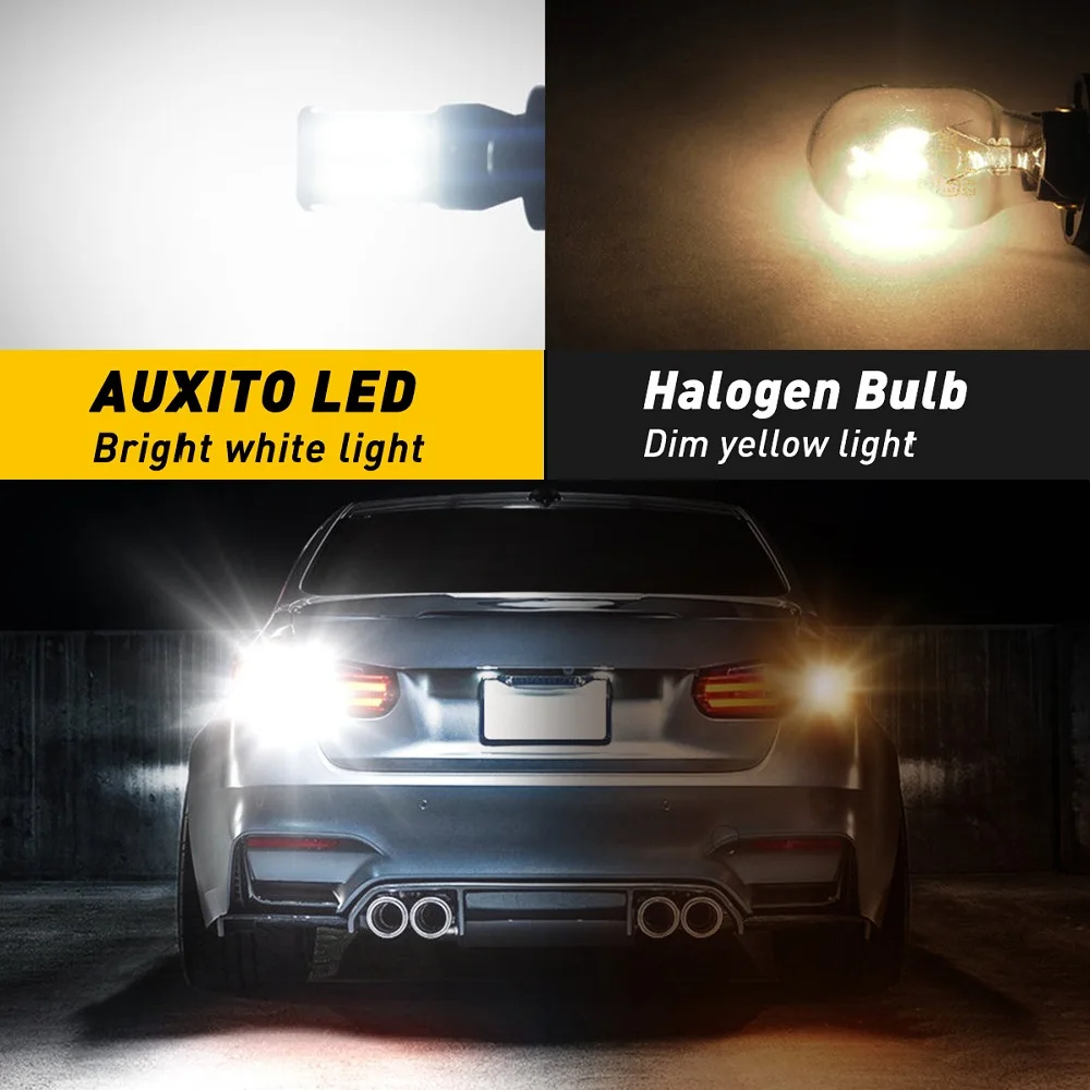 2x 1000Lm LED T15 W16W 921 Super Bright 2835 SMD LED CANBUS NO OBC ERROR Car Backup Reserve Lights Bulb Tail Lamp Xenon White