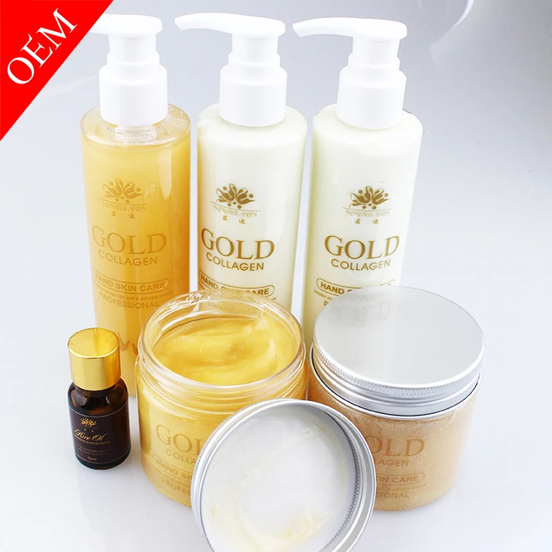 Professional Hand Skin Care Manicure Spa Set Scrub Cream Rose Essential Oil Skin Moisturizing Whitening Massage Cream Pedicure