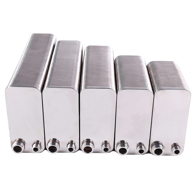 80 plate Hot waterexchanger Plates stainless steel heat exchanger Brazed  type water heater