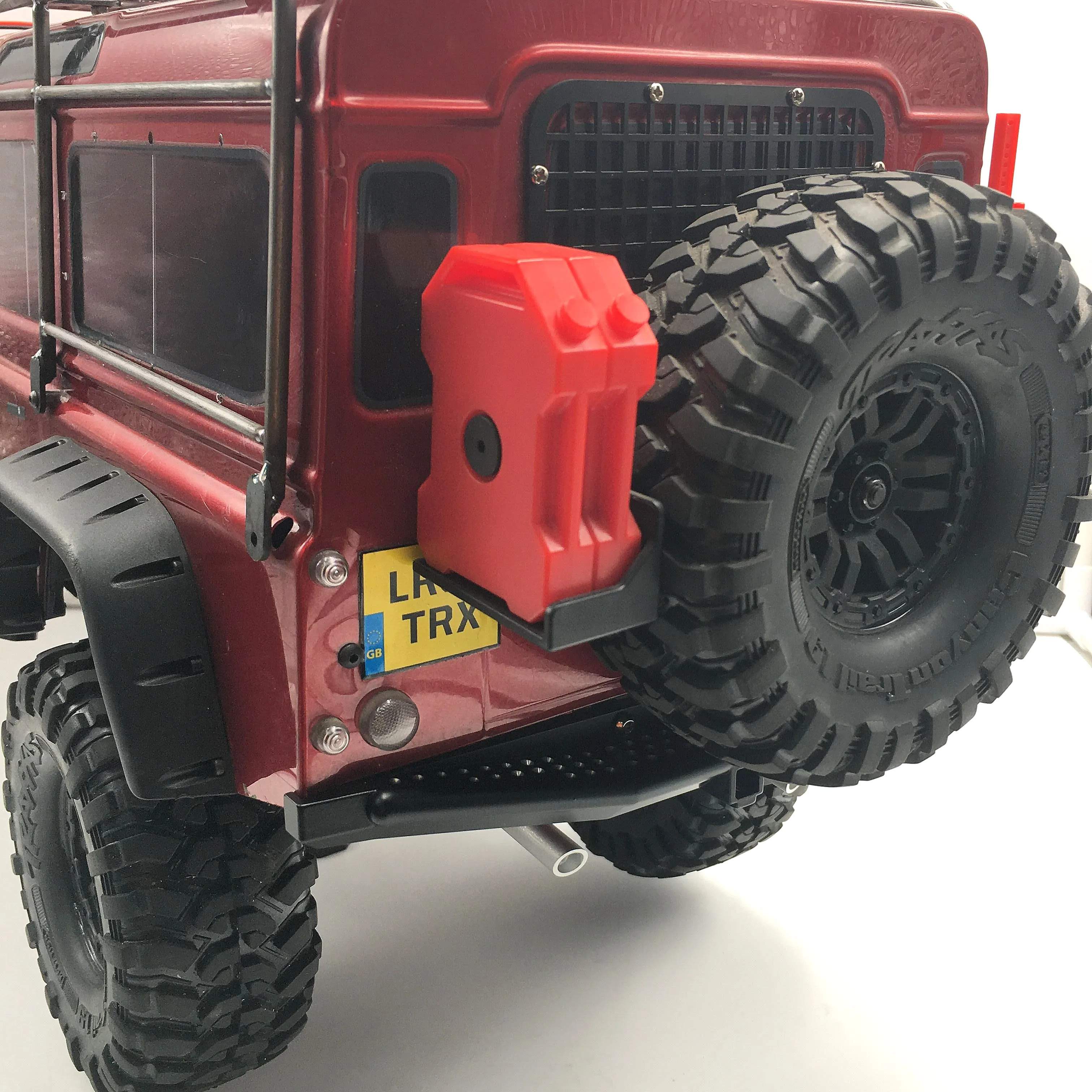 KYX Racing Alloy Rear Bumper Upgrades Parts Accessories for 1/10 RC Crawler Car Traxxas TRX-4 TRX4