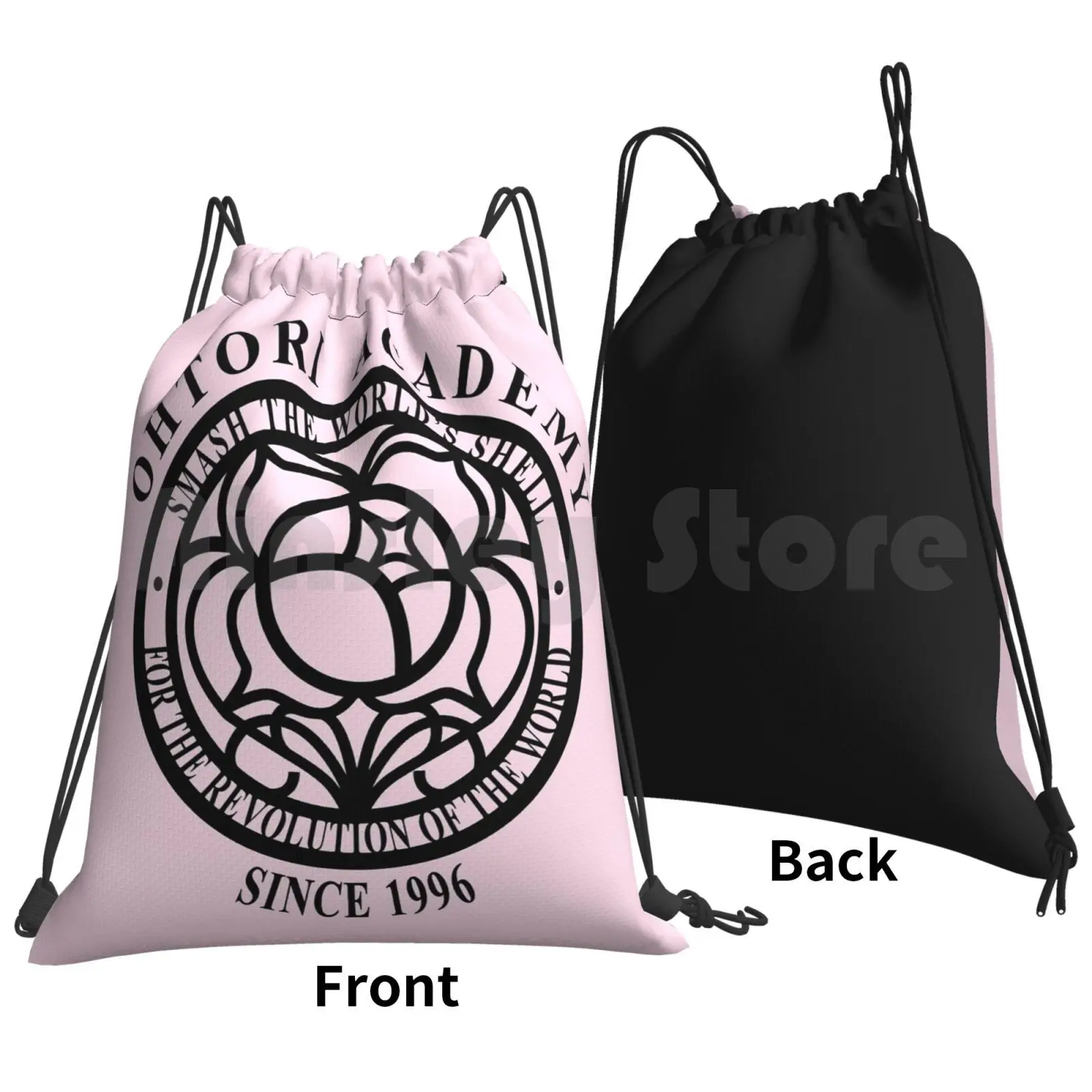 Revolutionary Girl Utena ~ Ohtori Academy Backpack Drawstring Bag Riding Climbing Gym Bag Utena Revolutionary Girl Utena