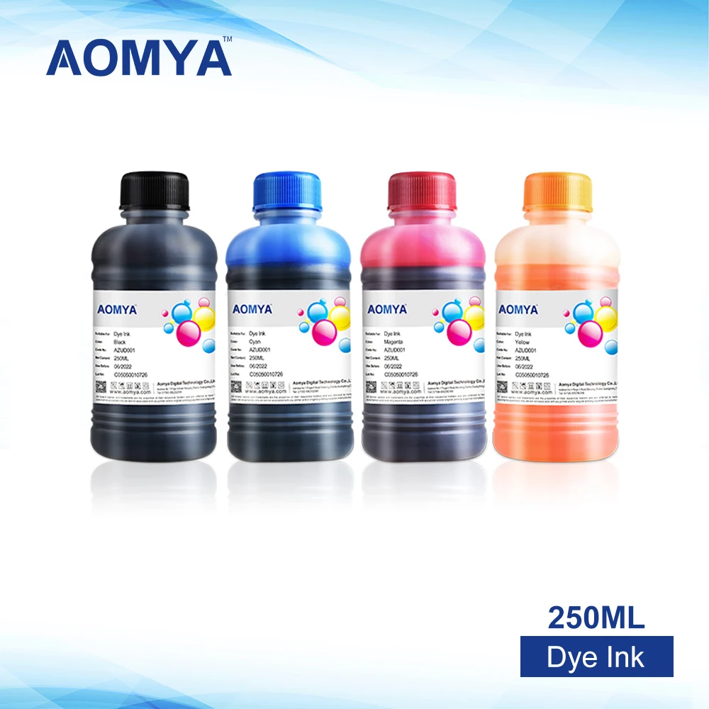 4C*250ML Aomya Dye Printer Ink Refill Kit Compatible For HP 940 Officejet Pro 8000(CB092A) Wireless 8500 All-in-One Printer