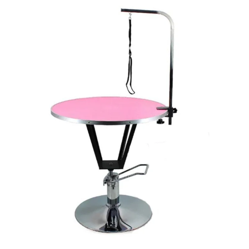 Top Quality Stable Round Base Massage Beauty Pet Grooming Table, Dog Grooming Hydraulic Table