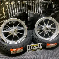 Wheels Set For BWS125 ZUMA125 CYGNUS125 Tuning Rims Tyres Assembly For Scooter Biwis Zuma 125 By BWSP