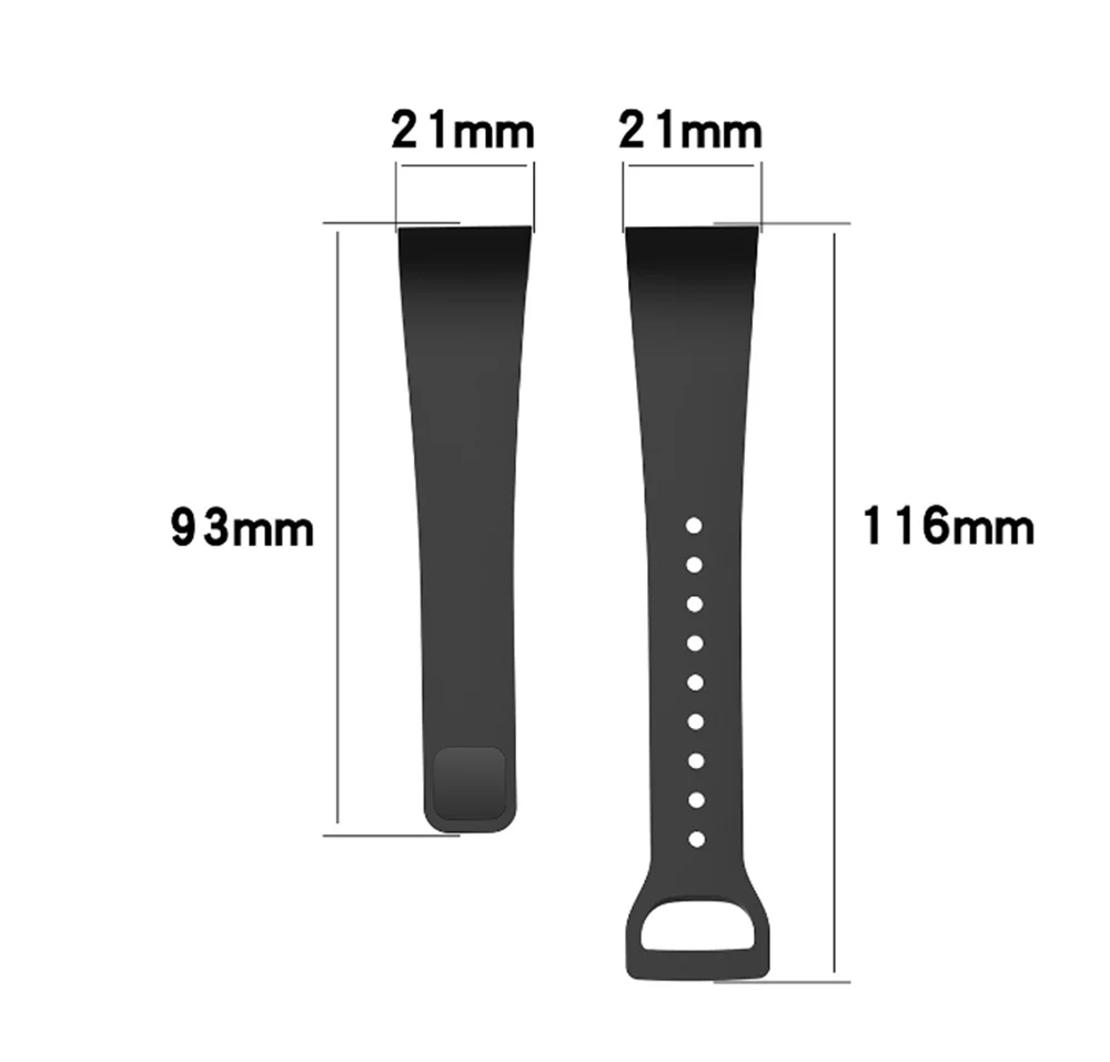 For Redmi Band Strap Silicone Sport Replacement Watch Band Strap for Xiaomi Redmi Band Smartwatch Bracelet Wristband Accessories