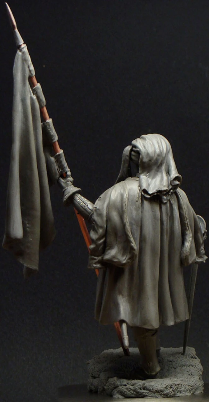 Figura modelo de resina 1/24 GK, kit desmontado e sem pintura