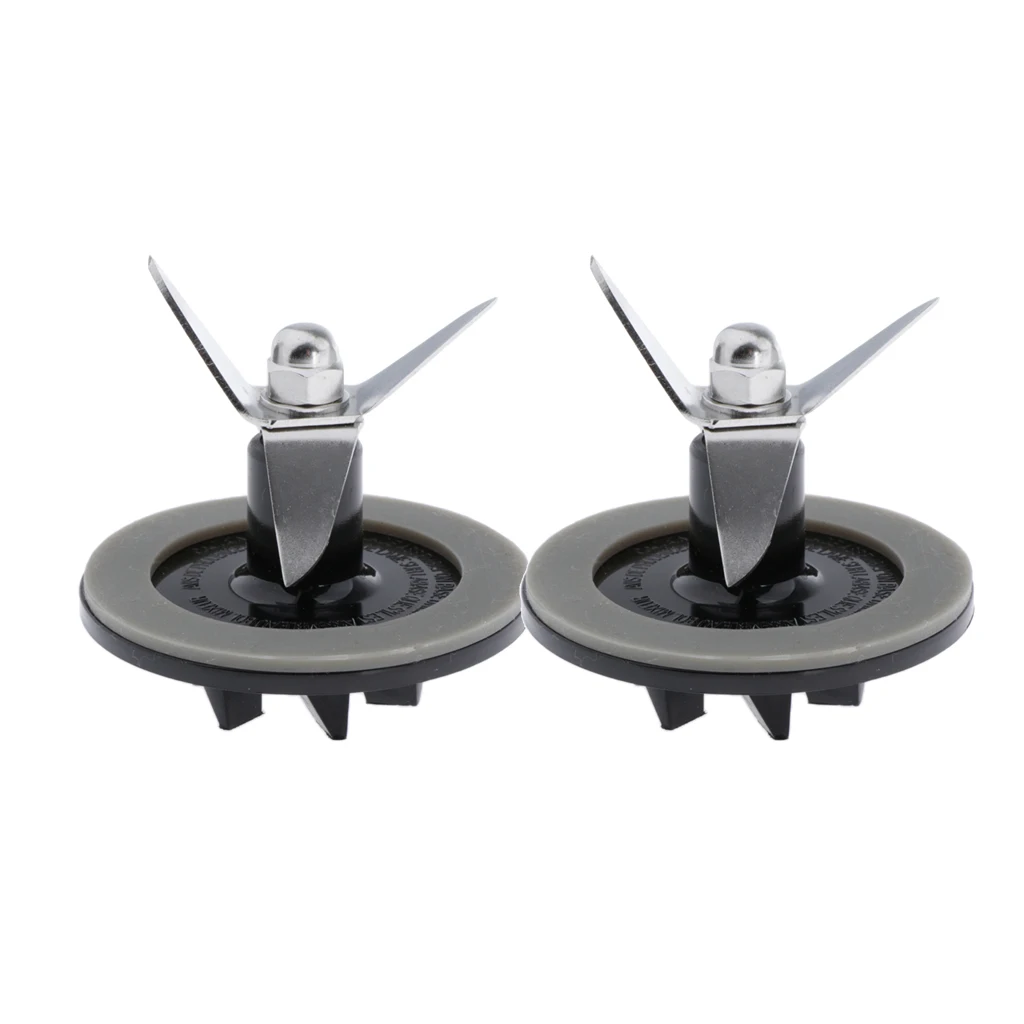 Lâmina liquidificador inoxidável e montagem junta, ajuste Cuisinart, SPB-456-2B, 2Set