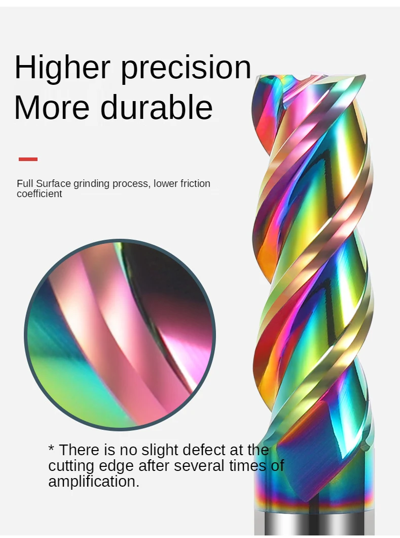 3 Fluiten Carbide Frees Aluminium Cutter Tungsten End Mill Dlc Coating Tanden Tool Key Zits Router Bit Aluminium Frezen