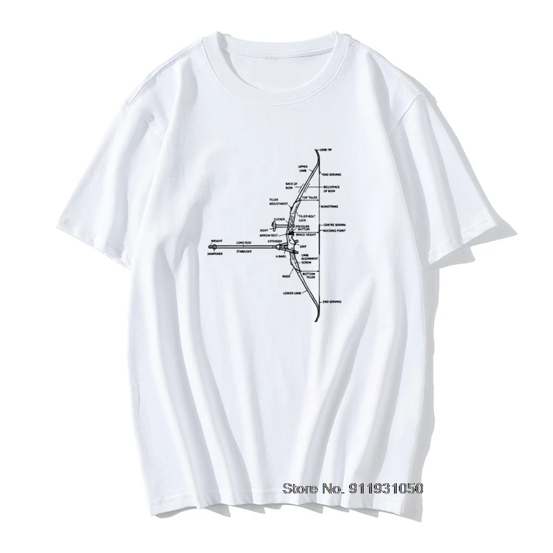 

Men Ask Me About My Bow Recurve Tshirts Japanese Archer Kyudo Vintage T Shirt Mens Autumn Tops Tees