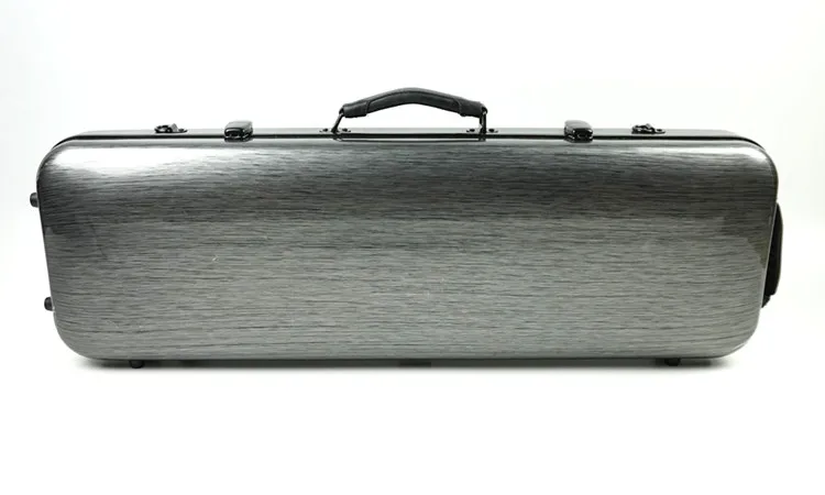 バイオリンケース　カーボンファイバー Oblong-カーボンファイバーバイオリンケース、4/4、楽譜バッグ付き