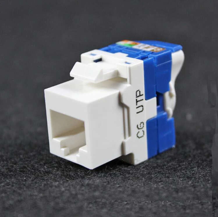 CAT5E CAT6 Rotate Toolless Keystone Jack / Modular Jack  for network RJ45 connector High quality