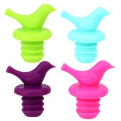 Family Bar Tools Creative Bird Design Wine Stopper Preservation Bottle Stopper Silicone 1Pcs Bottle Caps