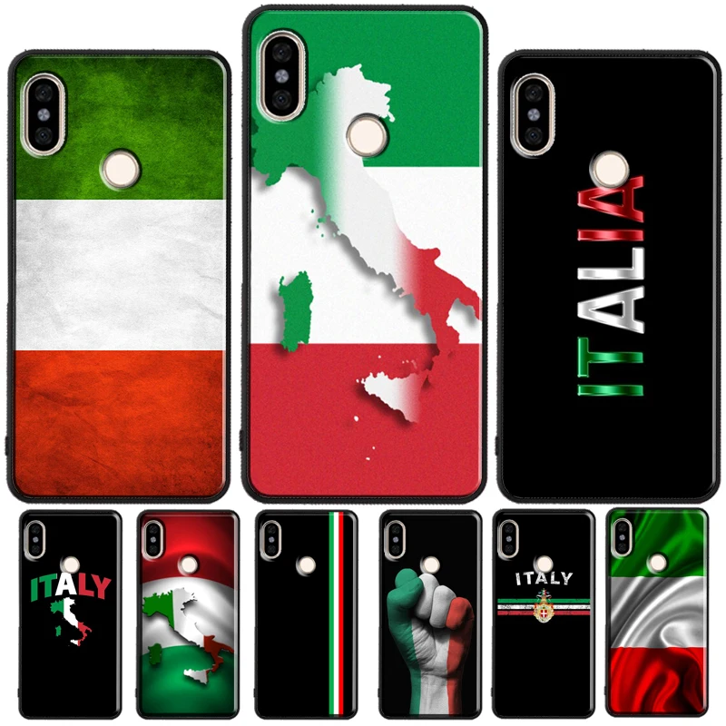 Italy Flag For Redmi Note 11 Pro Phone Case For Redmi Note 10 Pro 7 8 9 Pro 10S 9S Redmi 10 9A 9T 9C