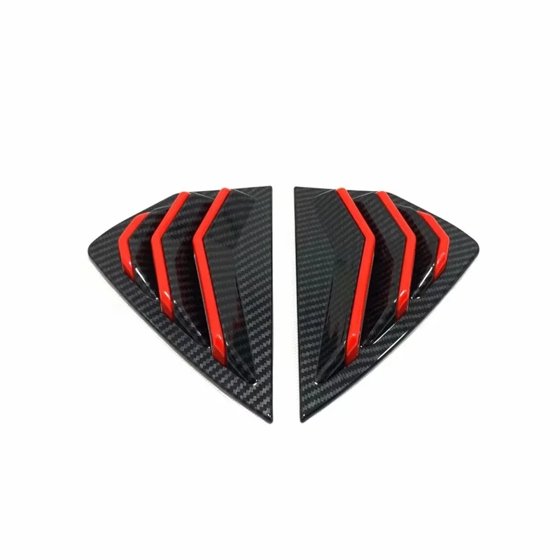 For Mazda 3 Hatchback Sedan 2019 2020 2021 2022 2023 Rear Triangle Window Louvers Vent Cover Shutter Trim Frame Car Accessories view 6