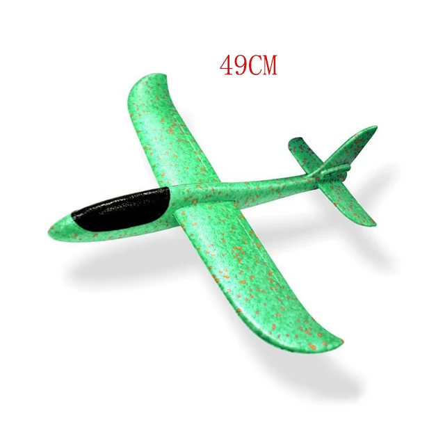 49CM Hand Gooi Gratis Fly Zweefvliegtuig Vliegtuigen Schuim Model EPP Breakout Vliegtuigen Party Game Kinderen Outdoor Fun Gift speelgoed Voor Kinderen