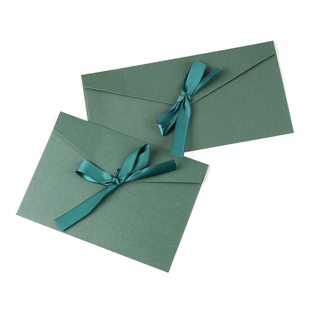 Beautiful Classic Retro Multicolor tie Pearl paper envelopes on Kraft for wedding invitation gift envelope  Greeting Card Bag