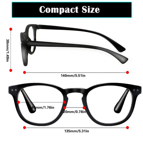 Imagen 2 del producto Turezing-gafas de lectura con bloqueo de luz azul para hombre y mujer, lentes cuadradas a la moda para lectores de ordenador, antideslumbrantes, con filtro de rayos UV