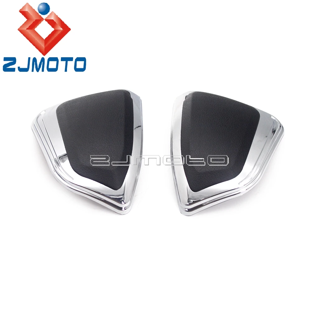 1 Set Cafe Racer Saddlebag Protective Tail Box Case Pad Decorative Side Cover For Honda Goldwing GL1800 GL 1800 FB6 2012-2017