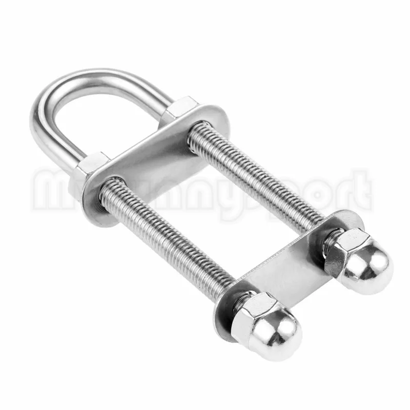 10mm Boat Yachting U BOLT Clamp PLATE Marine Grade 316 Stainless M10*90*130*36 1/set