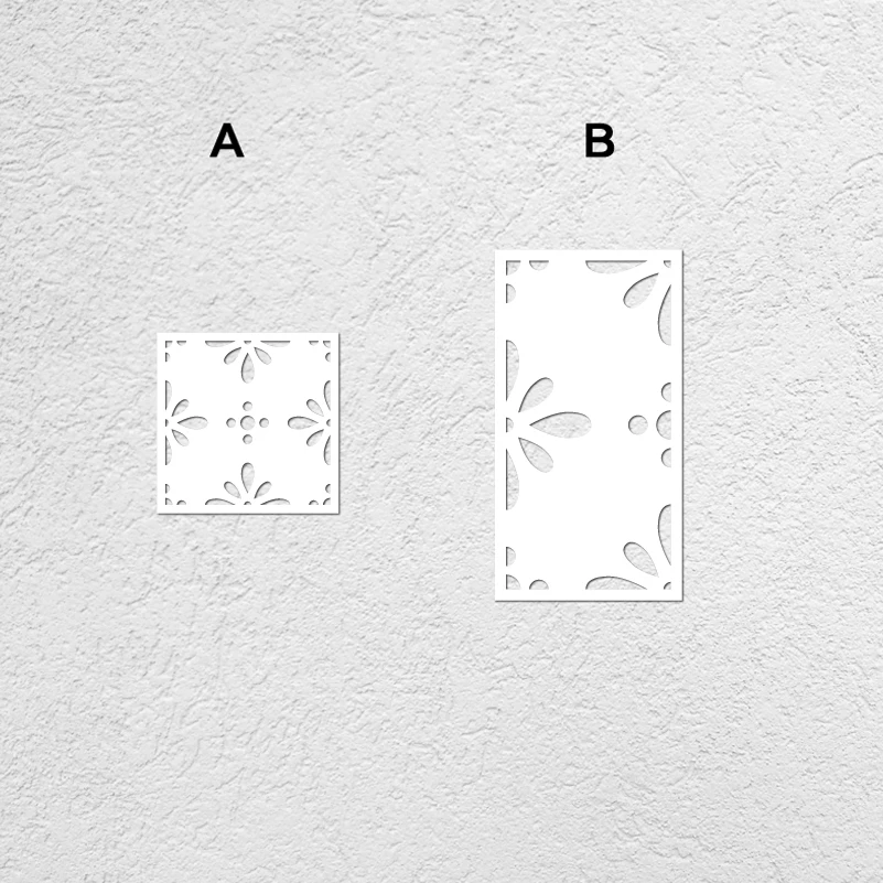 40cm 60cm Stencil For Wall Decor Large Painting Paint On The Niche Lock Template Tiles Home  Flower Damask S119