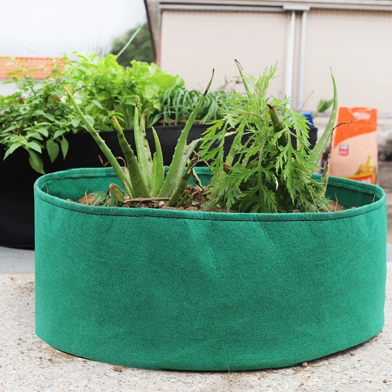 Garden Jardin Plant Pot Flower Pot Macetas Macetero Felt Planting Bucket Planting Bag Garden Seedling Plant Bag Cемена Rоршок дл