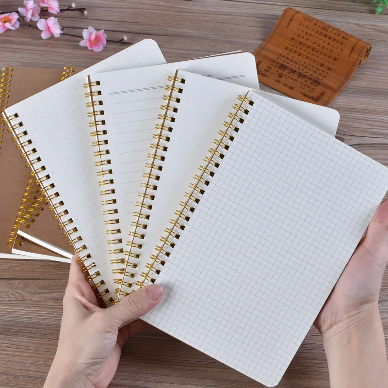 A5 Notebook Journal Medium Kraft Grid Dot Blank Dagelijks Wekelijks Planner Boek Time Management Planner Schoolbenodigdheden Briefpapier Cadeau