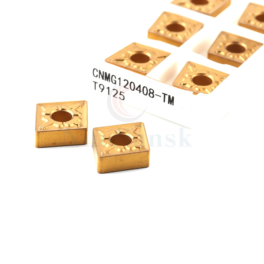 Инструменты для токарного станка с ЧПУ CNMG120404 TM T9125 CNMG120408 TM T9115, внешние фонари, Износостойкие вставки для нержавеющей стали