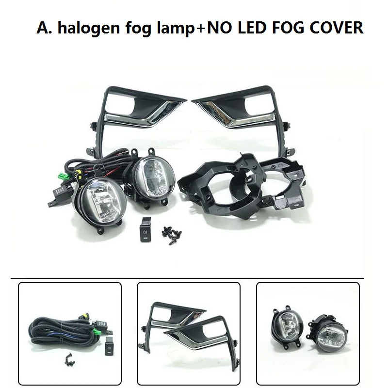 Exterior Auto Fog Lamps Led DRL Daytime Lights Fit For Prado FJ150 2018 2019 2020 2021 SUV Fog Lights Lamp assembly