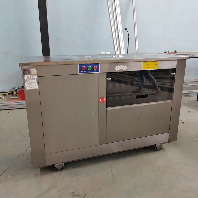 Máquina de produção de bola de massa comercial móvel de alto rendimento máquina de pão cozido no vapor 2200W