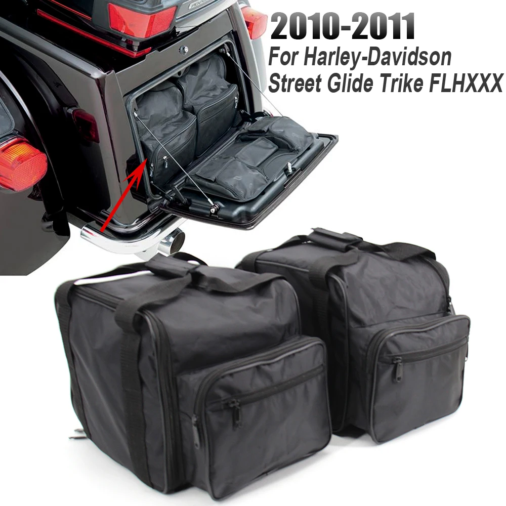 

NEW 2010 2011 For Harley-Davidson Street Glide Trike FLHXXX Motorcycle Luggage Storage Bags Side Box Inner Bag Bushing