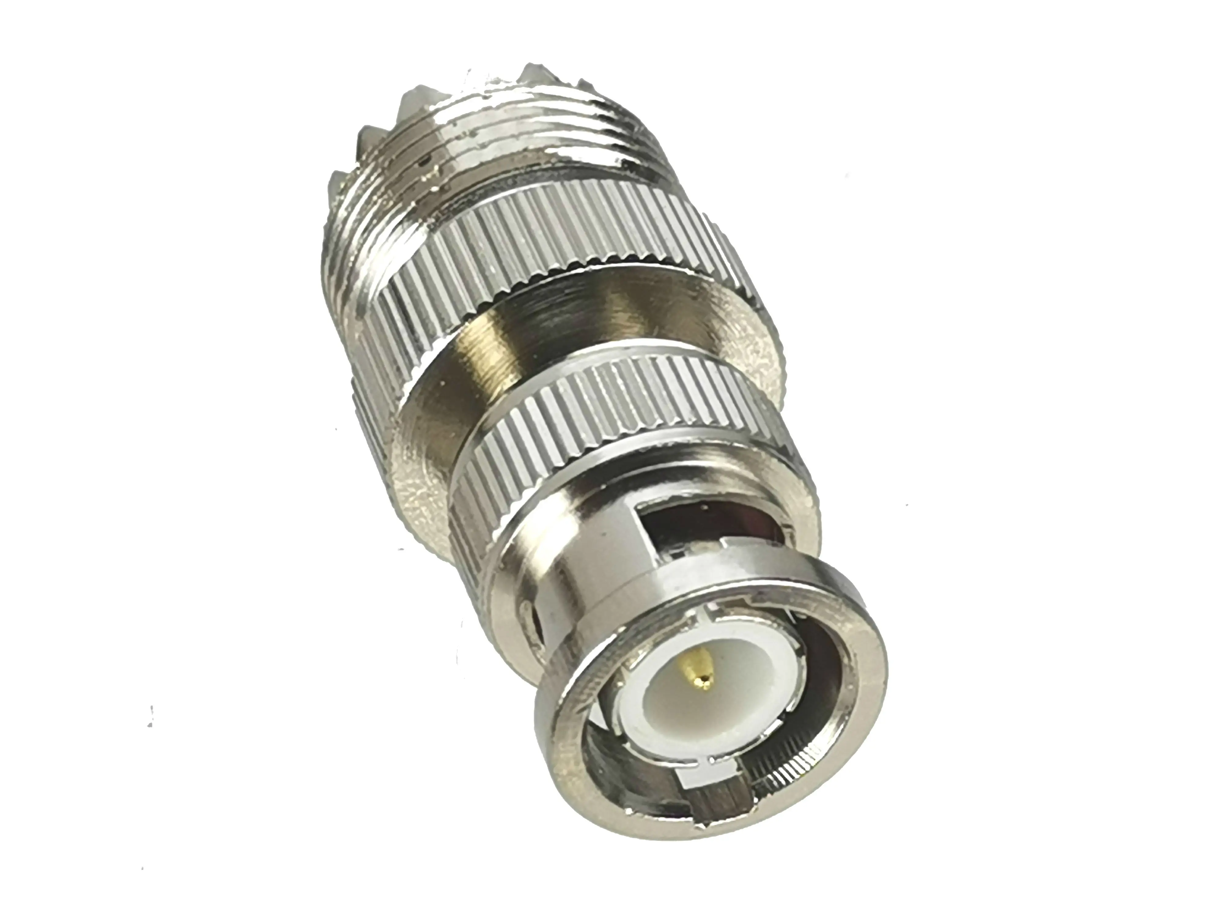 1Pcs UHF SO239 female jack to BNC male plug RF coaxial adapter connector