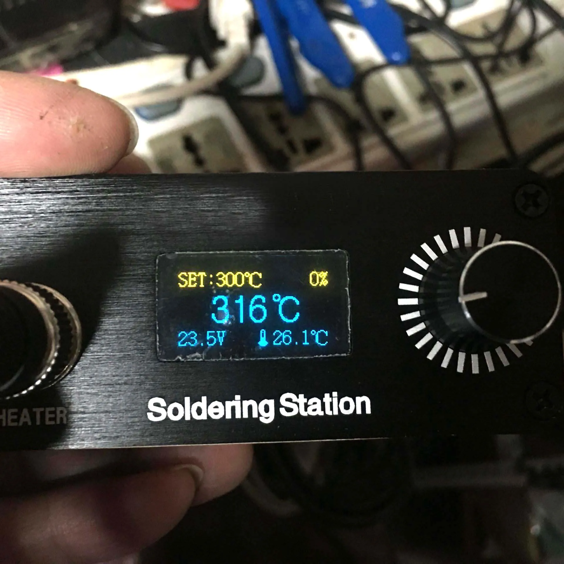 Mini estación de soldadura T12, 110V, 220V, controlador de temperatura, OLED, Digital, electrónica, herramientas de soldadura de hierro, bricolaje