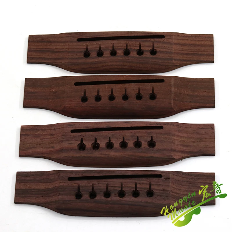 MT Style Guitar Parts Saddle Thru Guitar Bridge For Acoustic Guitar Replacement Parts Guitar Accessories Indian Rosewood