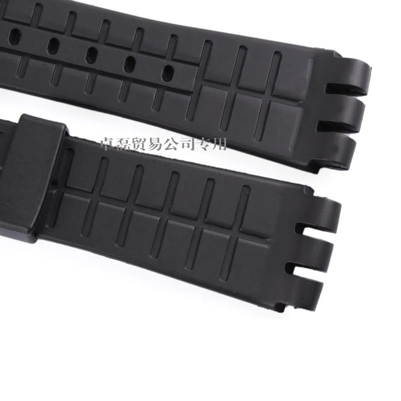 Silicone Rubber 23MM Black Strap Special for Swatch Watch YOS440 449 401G 447 448 IRONY Sports Waterproof Wristband Bracelet