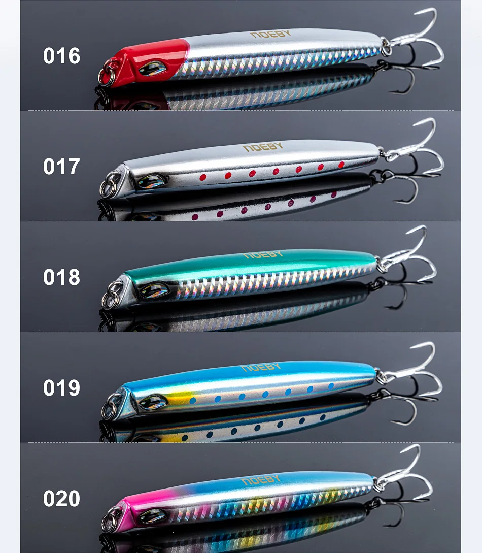 NOEBY Sinking Pencil 110 mm 46 g Shore Jigging Angelköder Künstliche harte Köder Stickbait Jig Sea Slow Jigging Angelköder – Detail 9