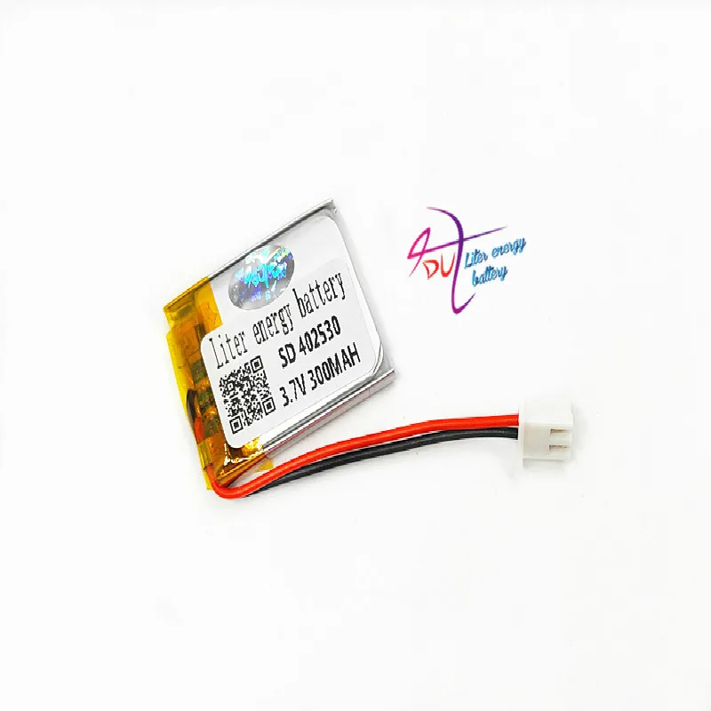 JST 2.54mm 402530 3.7V 300MAH PLIB polymer lithium ion / Li-ion battery for GPS,mp3,mp4,dvd,bluetooth,model toy mobile bluetooth