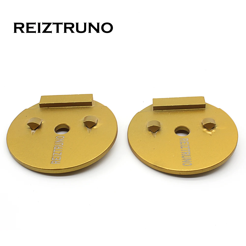 Reiztruno 2*1/4PCD Diamond Grinding Disc Grinding Sepatu untuk Lantai Beton Epoxy Coating Removal