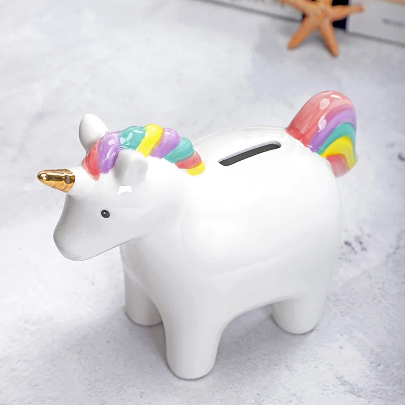 Unicorn  Money Cash Box Piggy Bank Large Money Box for Kids Money Safe Coin Box Money Saving Box Coin Bank Lovely Piggy Gifts