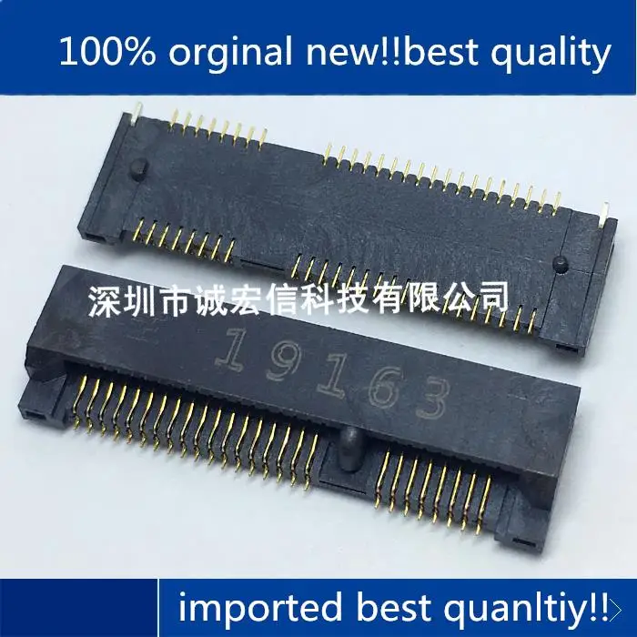 10pcs 100% orginal new in stock 2041119-2 board to board edge connector 0.80MM 52P right angle mount solder socket