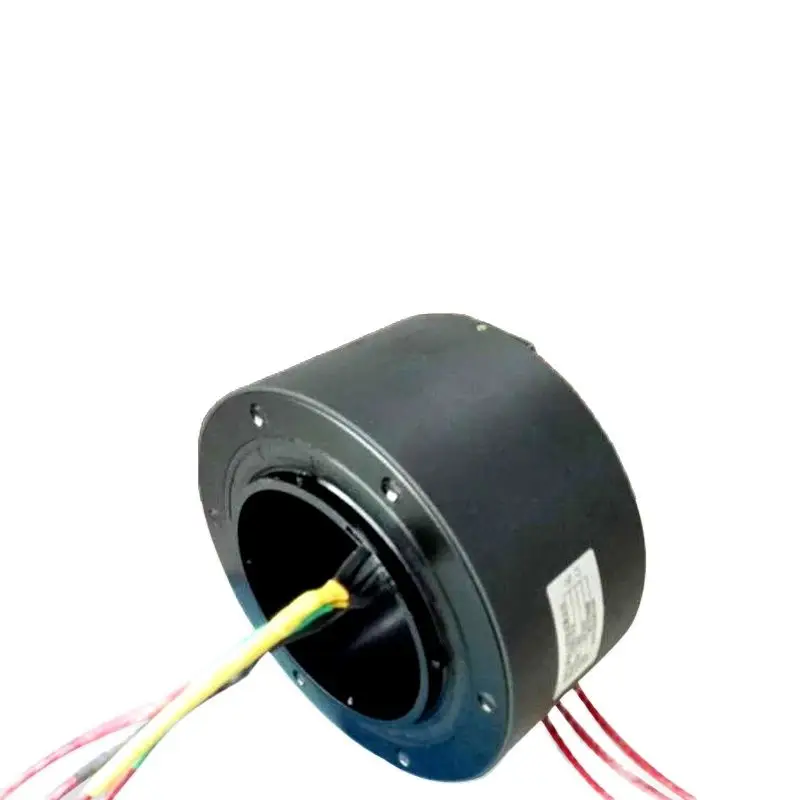 Conductive slip ring Three phase four wire collector ring Hollow slip-ring motor wiring block rotate conductive device